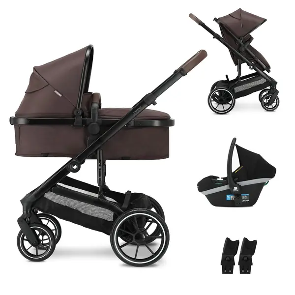NOA Kinderwagen 3 in 1 Kinderwagenset bis 22 kg (0-4…